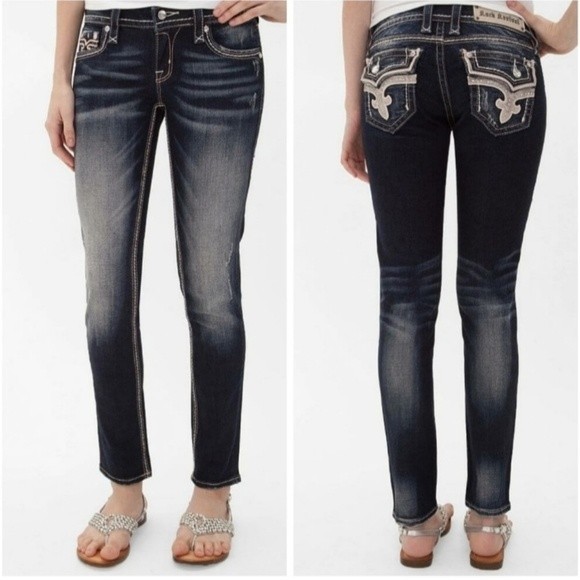 Rock Revival Kai Ankle Skinny Jeans size 26 - Picture 2 of 15